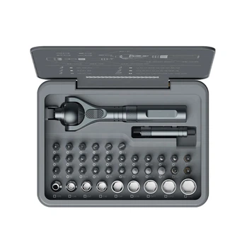 Викрутка з комплектом біт Xiaomi Duke RS2 ratchet screwdriver set gray (5135316)