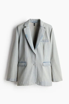 Джинсовий піджак H&M 1224850001c70 XL блакитний (100016199)