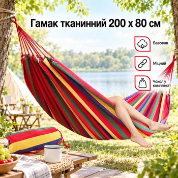 Гамак Kitua Camping 200 х 80 см (9605)