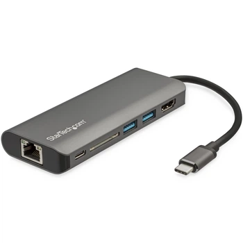 Мультипортовый адаптер StarTech USB-C Multiport Adapter 6-in-1 (DKT30CSDHPD3) Тёмно-серый