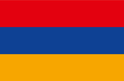 Прапор «Вірменія», 120 x 70 см, прапорна сітка (К096-ПС1)