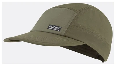 Кепка Rab Vista 5 Panel Cap, Army/Light Khaki, One Size (SHM_RB QAB-66-ALK-ONE)