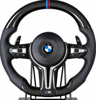 Кермо BMW F Series M Performance карбонове з круїз-контролем і пелюстками F01 F02 F06 F07 F10 F11 F12 F13 (A-23)