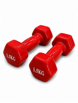 Гантели Bavar Sport (2 по 1.5 кг) виниловые красный