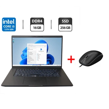 Ультрабук Dell Latitude 7530 / 15.6" (1920x1080) IPS / Intel Core i5-1245U (10 (12) ядер по 1.2 - 4.4 GHz) / 16 GB DDR4 / 256 GB SSD / Intel Iris Xe Graphics / WebCam б/в + Подарунок Дротова миша / USB