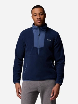 Толстовка на флисе на молнии мужская Columbia 459494777 2XL Синяя (1161563901)