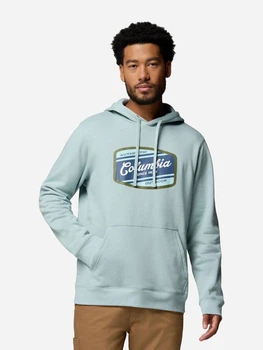 Худі утеплене чоловіче Columbia 679880416 4X Блакитне (1162307469)