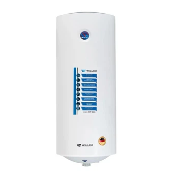 Бойлер WILLER EV50SR-HIT Slim вертикальний 50 л білий колір мокрий тен 2 кВт.