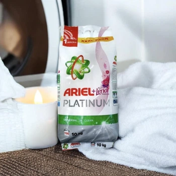 Стиральный порошок ARIEL Platinum+Lenor 10кг