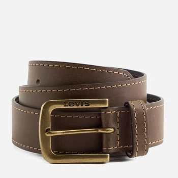 Ремінь чоловічий шкіряний Levi's 601435750 44 (129 см) Коричневий (1162523330)