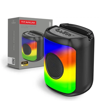 Портативна колонка TITANUM SPK309BT 5W RGB Black