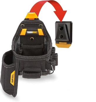 Сумка для рулетки ToughBuilt TB-CT-25XB чорна 7 кишень 180 х 100 х 250 мм