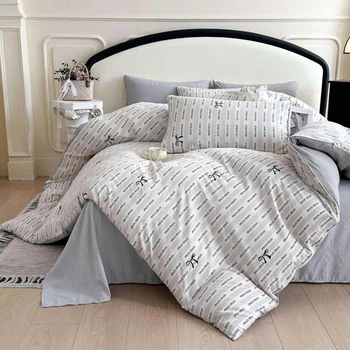 Комплект постельного белья евро муслин min min Colorful Home 996354