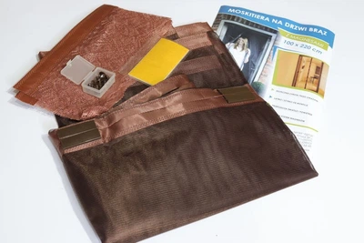 Сетка москитная на дверь Польша 100x210 см 60022/brown