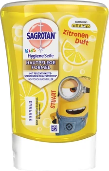 Наповнювач для безконтактного дозатора мила Sagrotan «Minions» Лимон, 250 мл