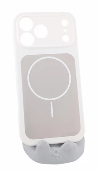 Чохол Magnetic Vision для Apple iPhone 17 Pro Max бампер із мікрофіброю білий