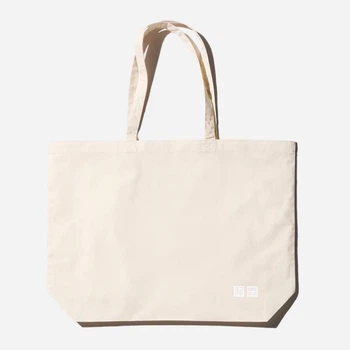 Сумка шоппер тканевая Uniqlo 132042457 Молочная (1162149710)
