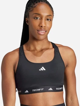Спортивный топ женский Adidas Techfit Bra JG1409 XL Чорний (4067896240572)