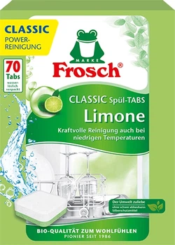Таблетки для посудомийних машин Frosch Classic Лимон 70 шт (4001499958694)