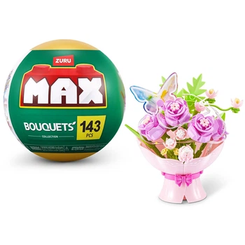 Конструктор в капсуле Max серии Bouquets S1 – Букет роз (свет)