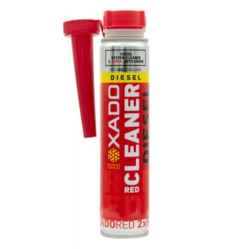 Добавка для дизельного пального «XADO RED Cleaner. Очисник паливної системи XADO RED CLEANER з ефектом розкоксування» 250 мл