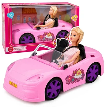 Lalka z akcesoriami Lean Toys Lalka Bella w kabriolecie 30 cm (5907990204874)
