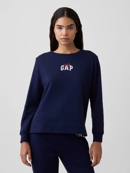 Свитшот на флисе женский GAP 183149034 S Синий (1162479084)