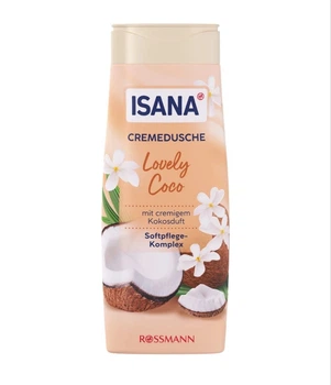 Крем-гель для душа ISANA Cremedusche Lovely Coco, 300 мл