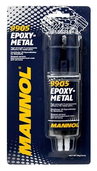 Жидкий металл MANNOL 9905 Epoxi-Metall 30гр/24мл/