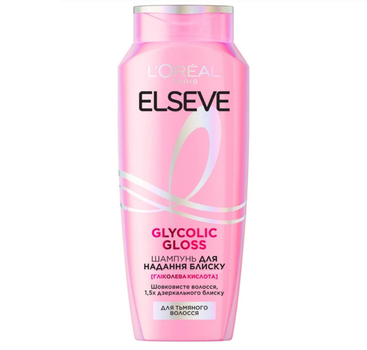Шампунь L'Oreal Elseve Glycolic Gloss для надання блиску для тьмяного волосся 250 мл (3600524295110)