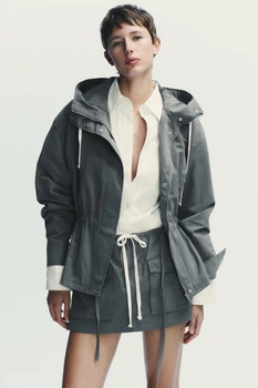 Легка куртка з капюшоном Zara 4341/724 XS