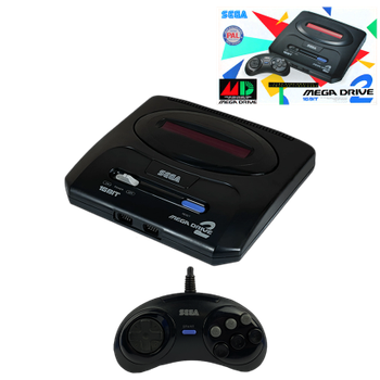 Консоль Sega Mega Drive 2 Asia PAL Black + Документація + Коробка Б/У