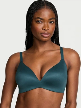 Бюстгальтер с косточками бесшовный Victoria's Secret 509833623 36D Бирюзовый (1162488365)