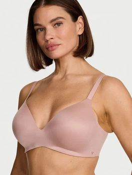 Бюстгальтер без косточек бесшовный Victoria's Secret 428758203 38C Розовый (1162339294)