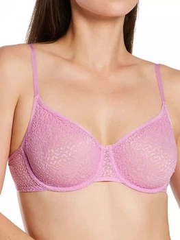 Бюстгальтер с косточками кружевной Donna Karan NY (DKNY) 47215330 36A Розовый (1162474221)