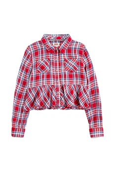 Дитяча сорочка Levi's 158-170(см) Червоний-клітина (157776)