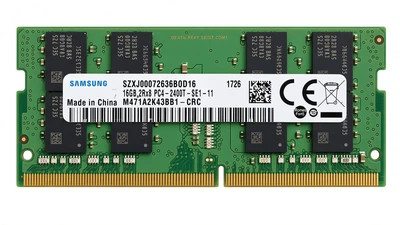 Оперативна пам'ять для ноутбука Samsung SO-DIMM DDR4 16GB 2400MHz PC4-19200 1.2v Б/В