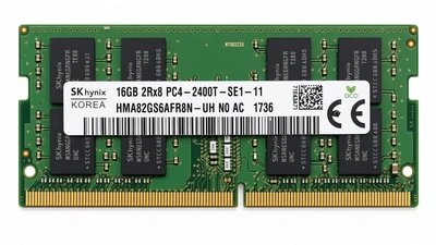Оперативна пам'ять для ноутбука Hynix SO-DIMM DDR4 16GB 2400MHz PC4-19200 1.2v Б/В