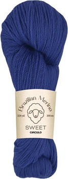 2829 BRAZILIAN MERINO SWEET пряжа (100% меринос .100г .300 м ), синій