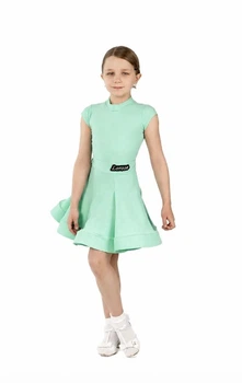 Бейсік для бальних танців бірюзовий Tiffany зріст 110
