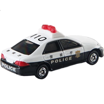 TAKARA TOMY Модель іграшкової машини з легкого сплаву, дитяча іграшка, червоно-біла коробка № 110, поліцейська машина Toyota 110, 392705
