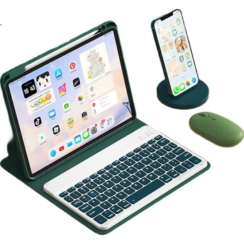 Чехол для iPad BOW Hangshi HC036K, новая модель 2025 года, совместим с iPad Pro 18/20/21, универсальный чехол для планшета со слотом для стилуса, интегрированный для горизонтального и вертикального отображения экрана 11 дюймов, цвет «Сакура», розовый.