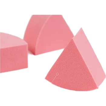 Набор спонжей для макияжа UPLUS Strawberry Beauty Blender, 12 спонжей, треугольные спонжи, не впитывающие влагу, для нанесения тонального крема и макияжа.