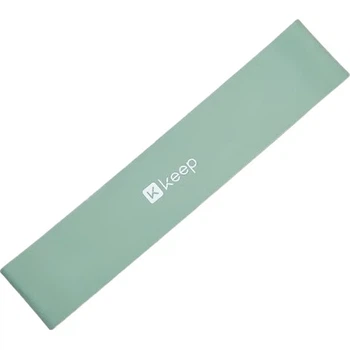 Эластичная лента Keep Fitness Resistance Band из латекса для подтяжки ягодиц, упражнений для ягодиц, йоги, танцев, растяжки, формирования фигуры и тонизирования ног, зеленая, 9 кг.