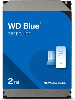 Жорсткий диск WD 2TB 3.5" 5400 об/хв 64MB SATA Blue