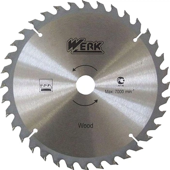 Диск пиляльний WERK 200?32 мм 48 зубців для дерева (WE109117/4332633) (36112)