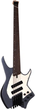 Безголовая бас-гитара HILS HNB5 G/GMG (Gloss Gunmetal Gray)