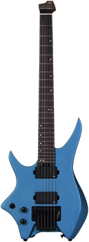 Безголова електрогітара HILS HN5L S/MEB (Satin Metallic Electric Blue) (лівостороння)