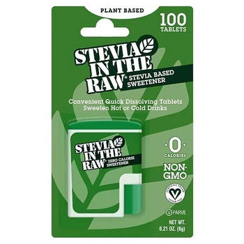 Натуральный заменитель сахара стевия в таблетках Stevia In The Raw 100 шт