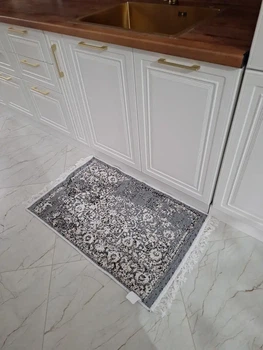 Килим двосторонній бавовняний 60x90 см Сірий